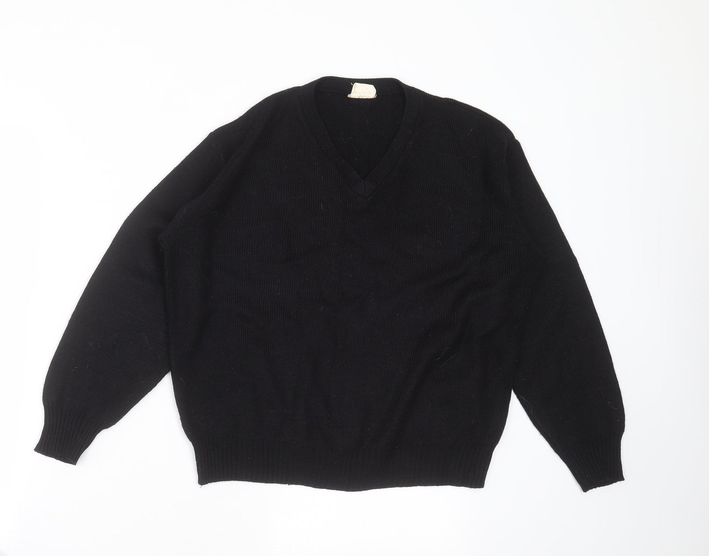 Womens UK Size 18 Preworn Black Pullover Jumper