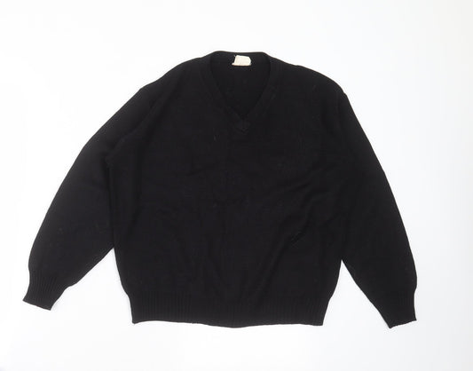 Womens UK Size 18 Preworn Black Pullover Jumper
