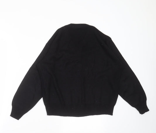 Womens UK Size 18 Preworn Black Pullover Jumper