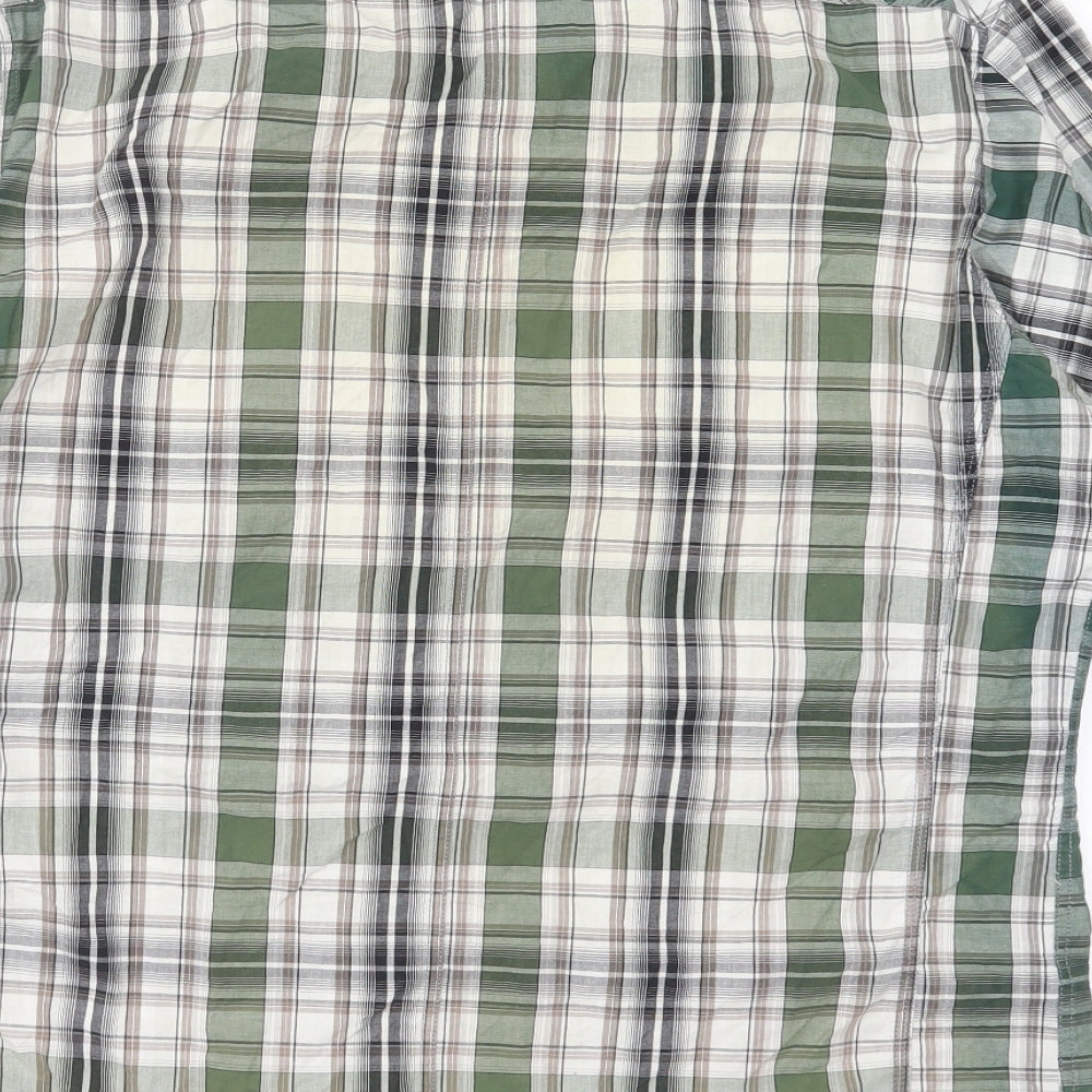 Mens UK Size L Burton Grey  Button-Up Long Sleeve Casual Shirt