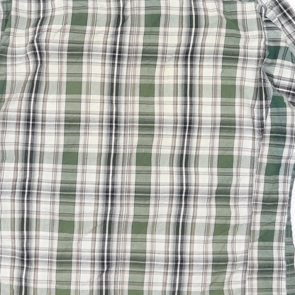 Mens UK Size L Burton Grey  Button-Up Long Sleeve Casual Shirt