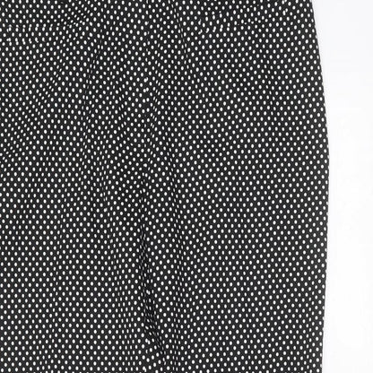 Womens UK Size 16 Debenhams Regular Fit  Black Trousers