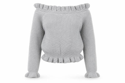 Womens UK Size 6 Select Grey Pullover Jumper