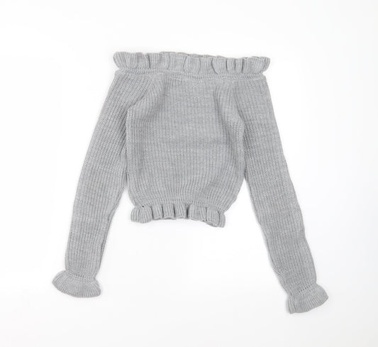 Womens UK Size 6 Select Grey Pullover Jumper