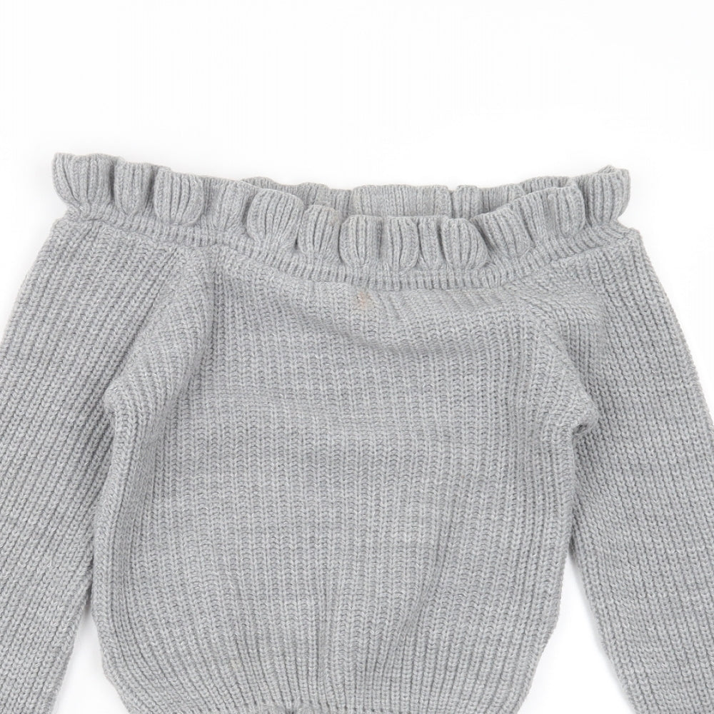Womens UK Size 6 Select Grey Pullover Jumper