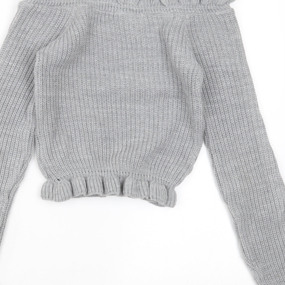 Womens UK Size 6 Select Grey Pullover Jumper