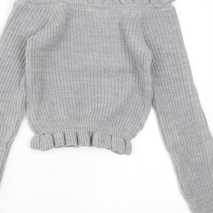 Womens UK Size 6 Select Grey Pullover Jumper