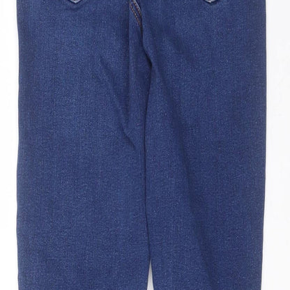 Topshop Womens Blue  Denim Skinny Jeans Size 24 in L26 in
