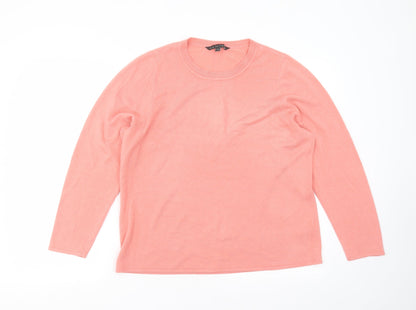 Love knitwear Womens Pink  Knit Pullover Jumper Size 18