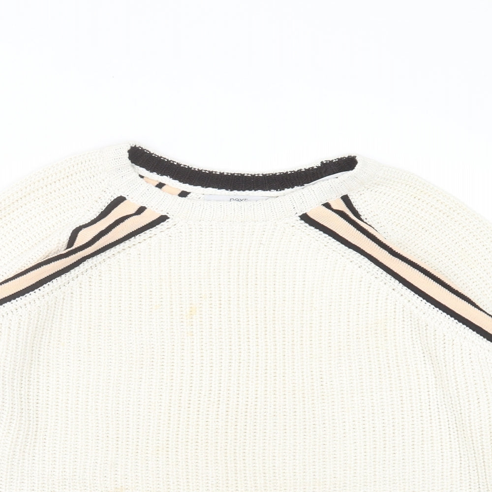 Womens UK Size L NEXT Ivory Pullover Jumper
