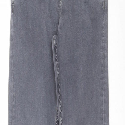Topshop Womens Grey  Denim Skinny Jeans Size 26 in L29 in