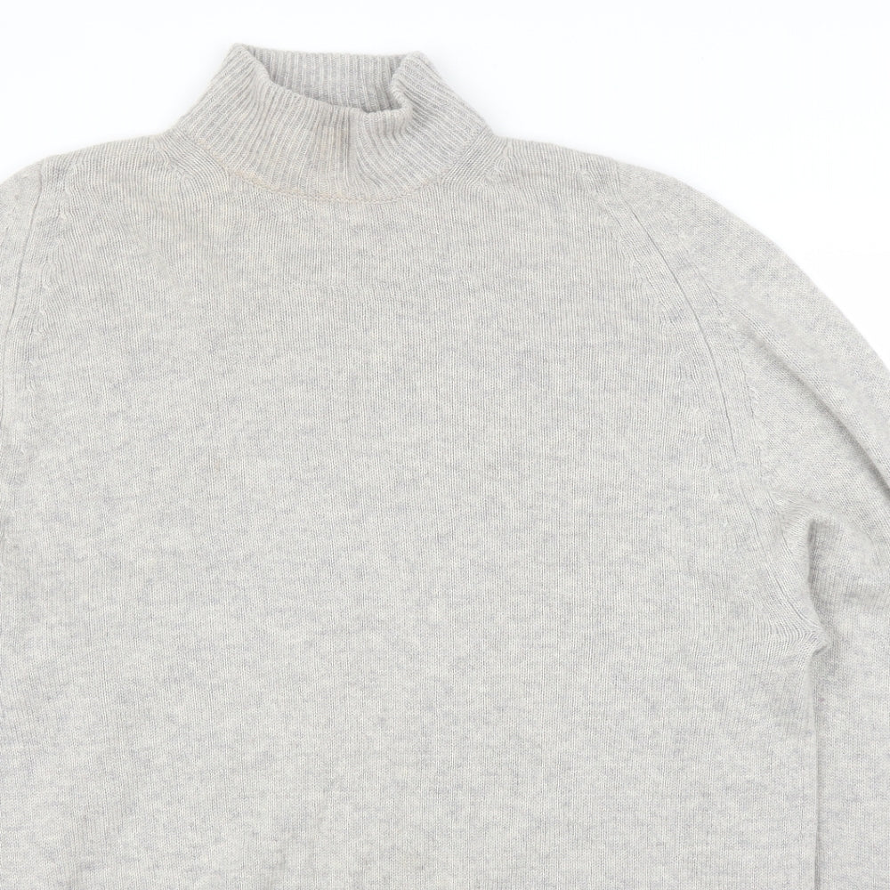 Womens UK Size M Preworn Grey Pullover Jumper