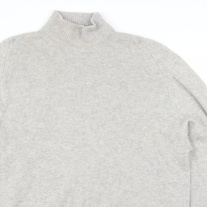 Womens UK Size M Preworn Grey Pullover Jumper