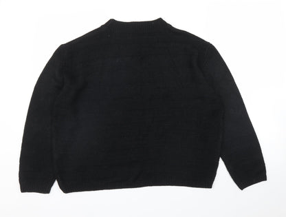 Womens UK Size 12 Pep&Co Black Pullover Jumper