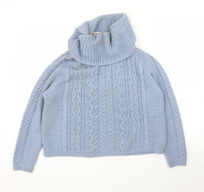 M&S Womens Blue   Pullover Jumper Size 14