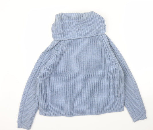 M&S Womens Blue   Pullover Jumper Size 14