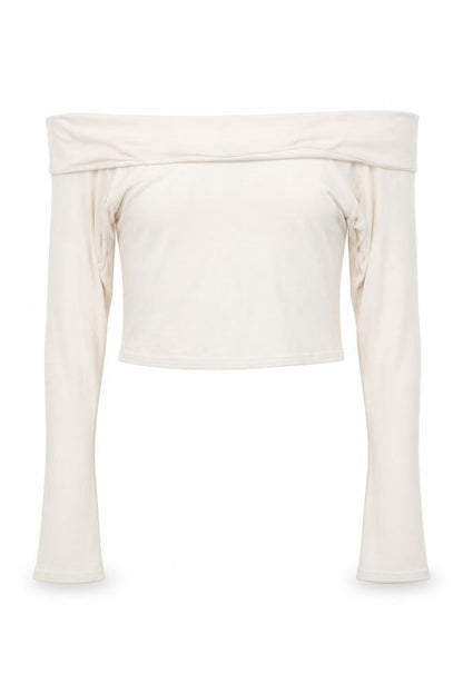 Womens UK Size 8 Boohoo White Cropped Blouse