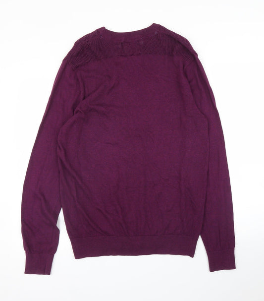 Burton Mens Purple   Pullover Jumper Size M