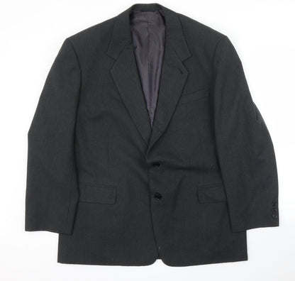 Mens UK Size 42 Preworn Regular Grey Suit Jacket