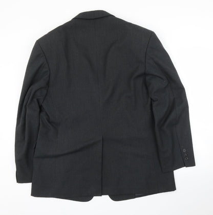 Mens UK Size 42 Preworn Regular Grey Suit Jacket