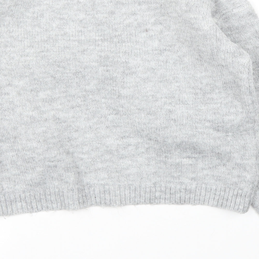 Evie Girls Grey   Pullover Jumper Size 11 Years