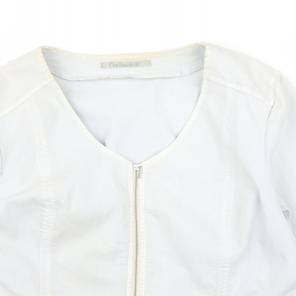 Cest La Vie Womens Grey   Jacket  Size 14