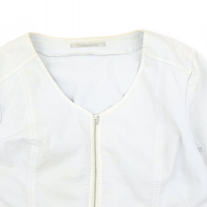 Cest La Vie Womens Grey   Jacket  Size 14
