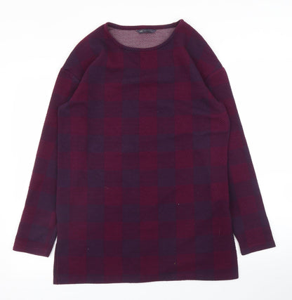 Womens UK Size 10 M&S Purple Pullover Jumper