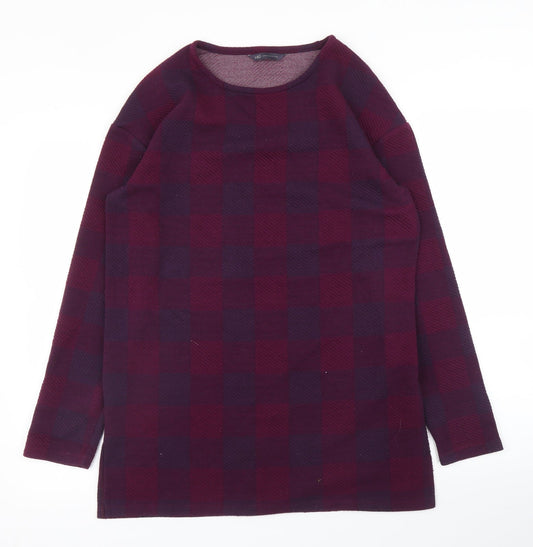 Womens UK Size 10 M&S Purple Pullover Jumper