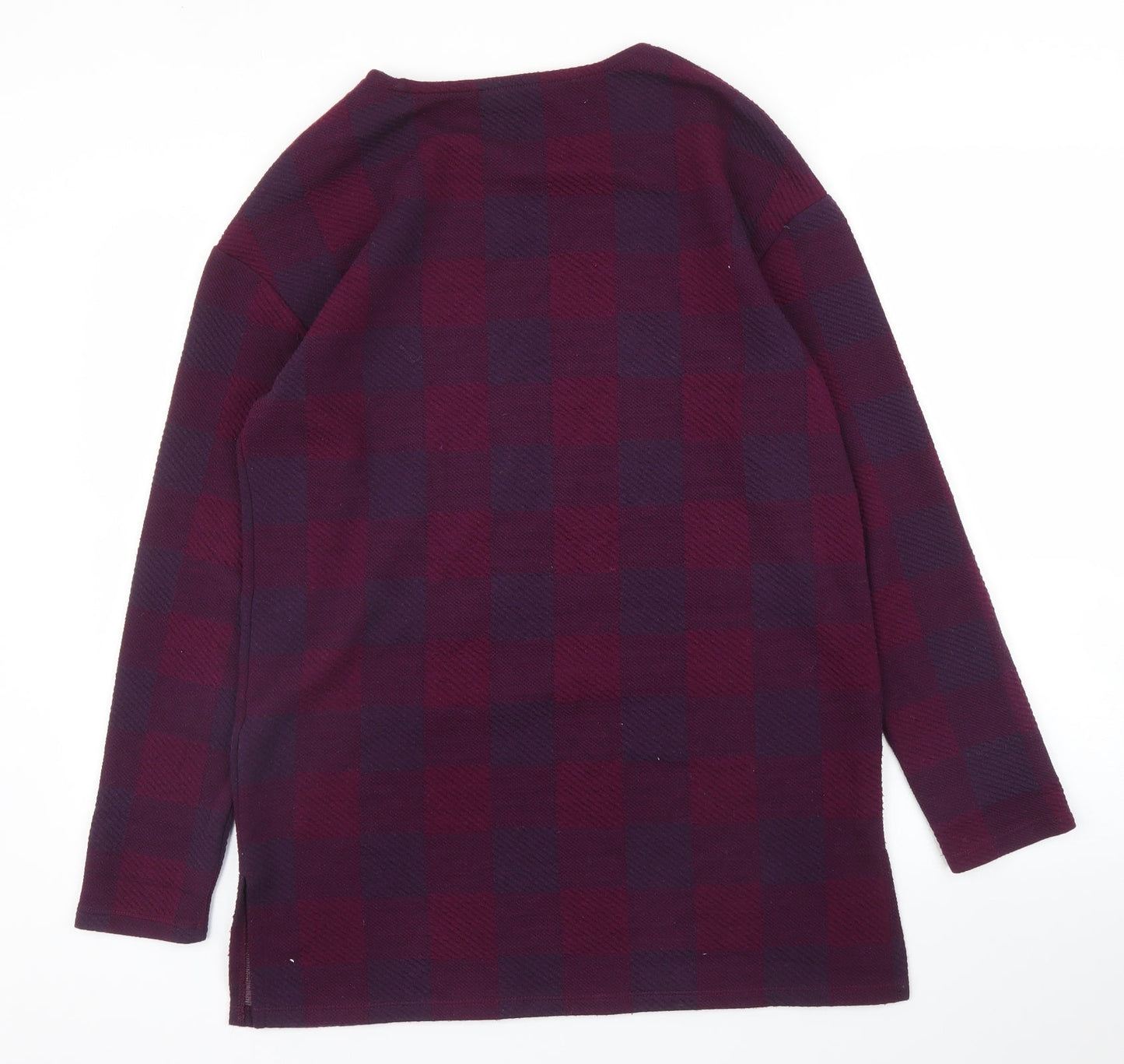 Womens UK Size 10 M&S Purple Pullover Jumper