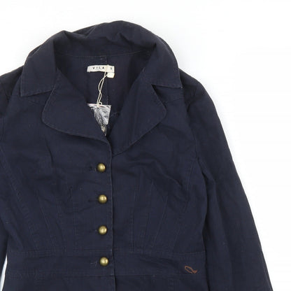 Womens UK Size S VILA Regular Blue Blazer