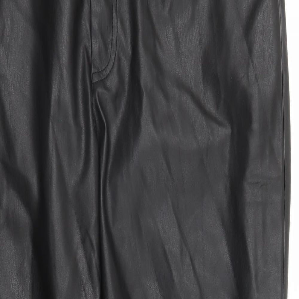 F&F Womens Black   Trousers  Size 14 L27 in