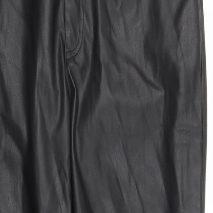 F&F Womens Black   Trousers  Size 14 L27 in