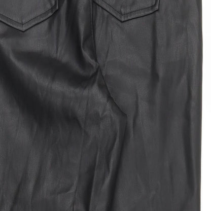 F&F Womens Black   Trousers  Size 14 L27 in