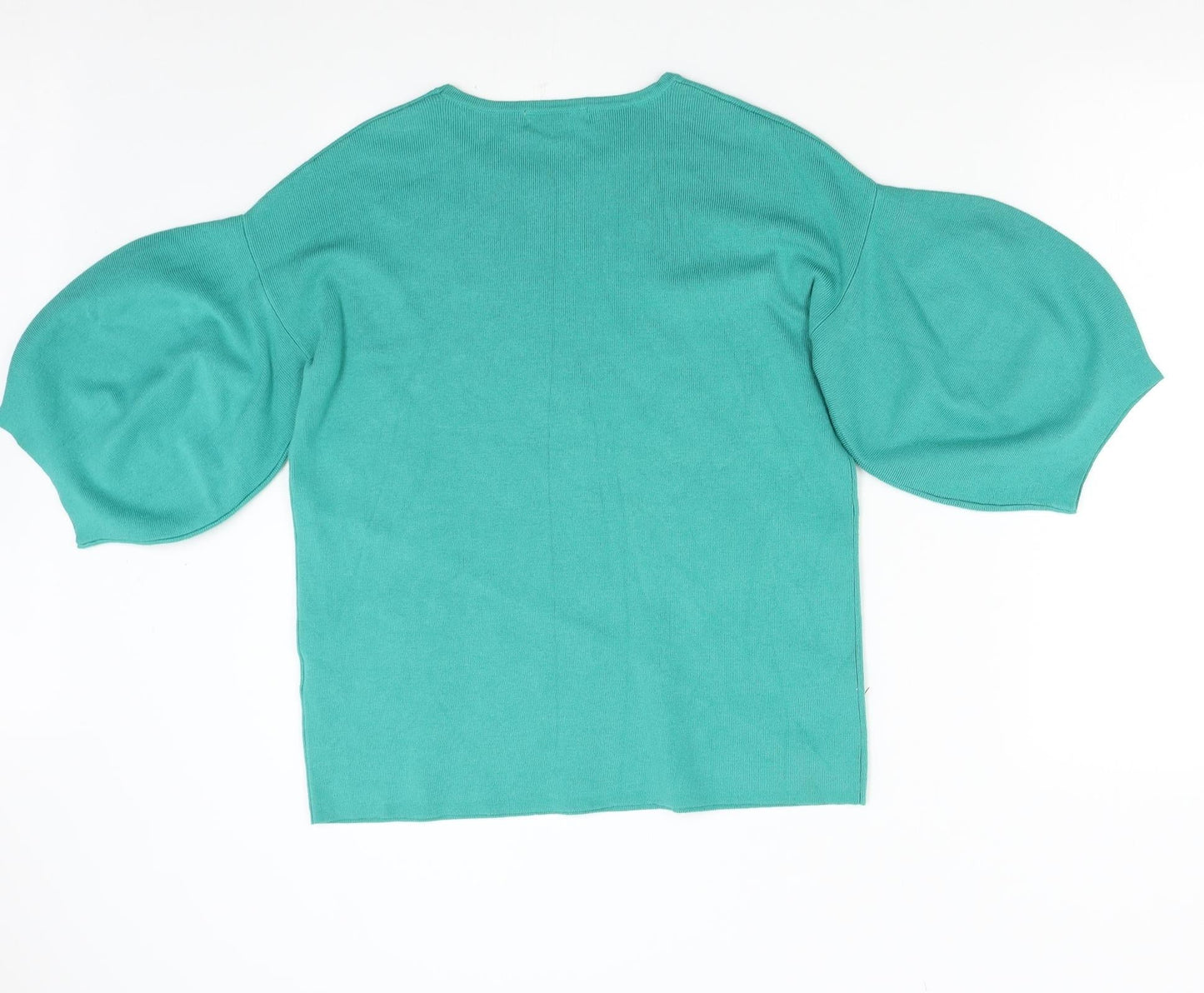 Womens UK Size 10 Red Herring Green Pullover Jumper