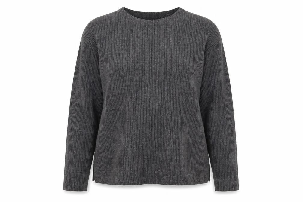 Womens UK Size M Joie de Vivre Grey Pullover Jumper