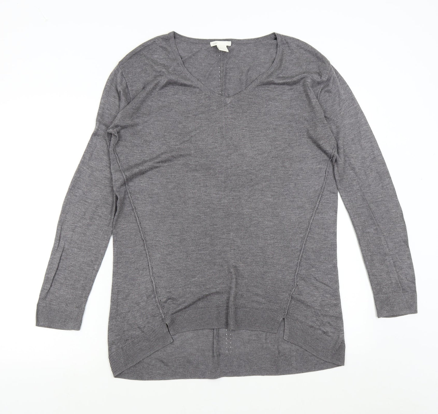 Womens UK Size S H&M Grey Pullover Jumper