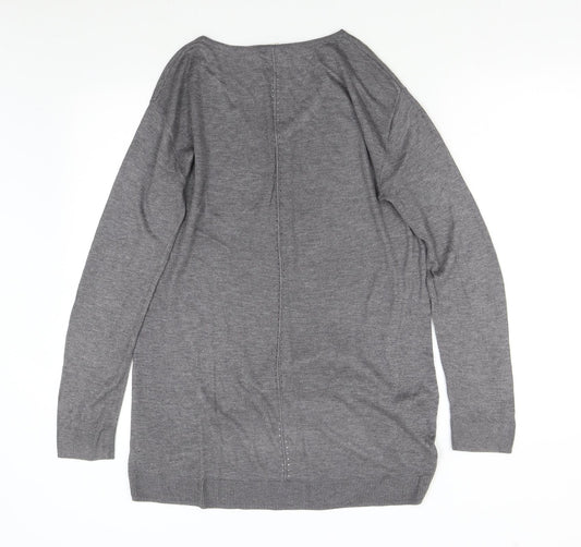 Womens UK Size S H&M Grey Pullover Jumper
