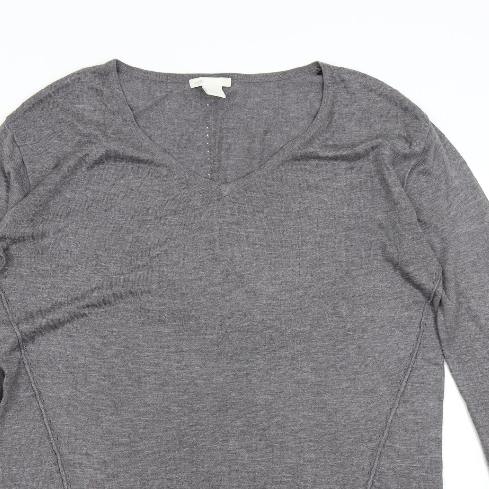 Womens UK Size S H&M Grey Pullover Jumper