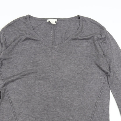 Womens UK Size S H&M Grey Pullover Jumper