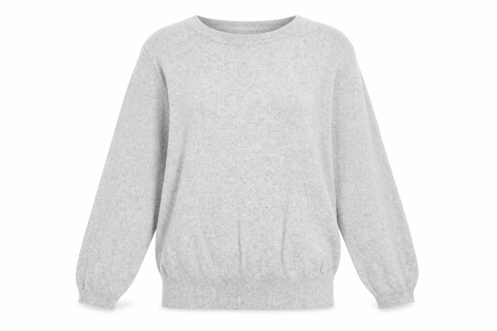 Womens UK Size 12 New Look Grey Pullover Jumper
