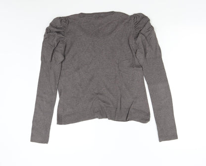 H&M Womens Grey  Knit Pullover Jumper Size M