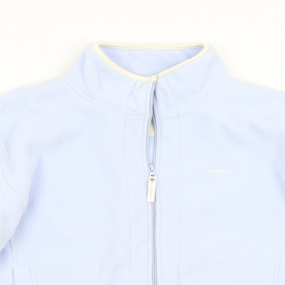 Authentic Clothing Company Womens Blue  Fleece Jacket  Size 2XL