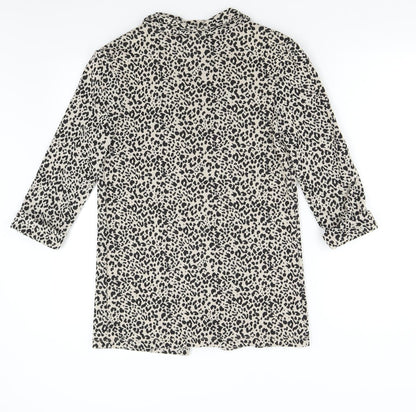 F&F Womens Multicoloured Animal Print  Jacket Blazer Size 6