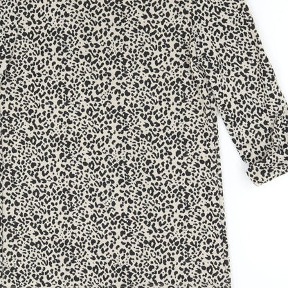 F&F Womens Multicoloured Animal Print  Jacket Blazer Size 6