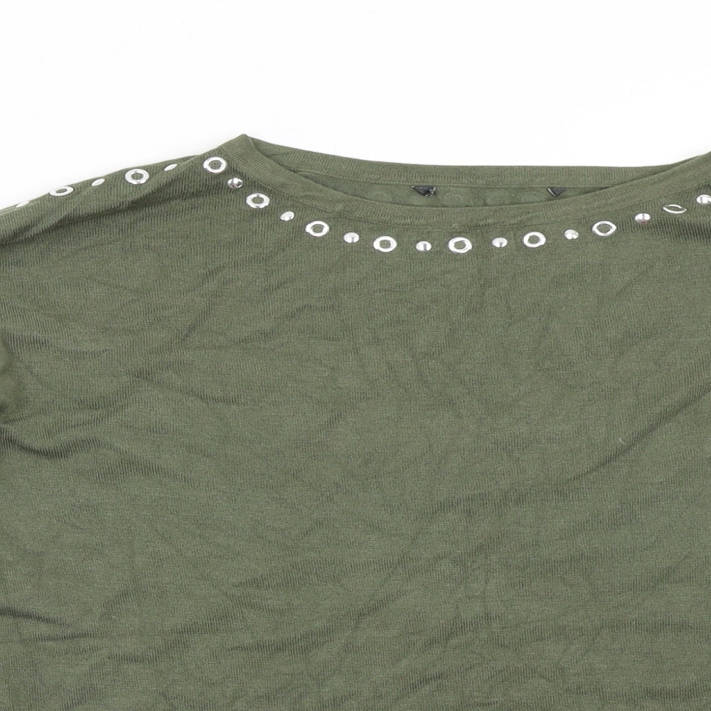 Womens UK Size 14 Bonmarché Green Pullover Jumper