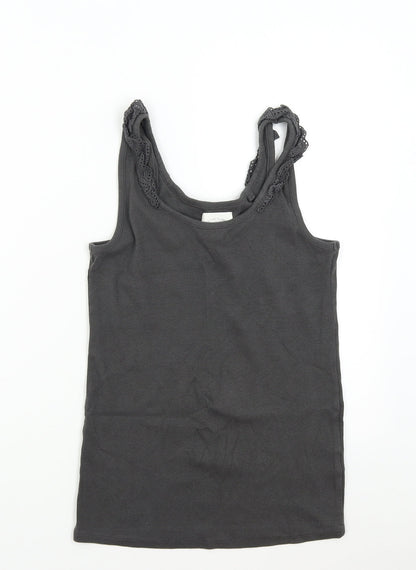 Womens UK Size 10 NEXT Grey Basic Tank