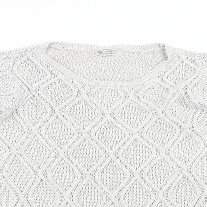 BHS Womens Grey  Knit Pullover Jumper Size 16