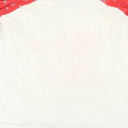 Brave Soul  Womens White   Basic T-Shirt Size M