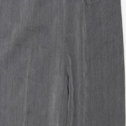 Womens UK Size 12 Preworn Regular Fit  Grey Trousers